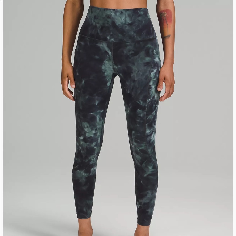 New Lulu high rise leggings. They were a gift but I already have the same pair